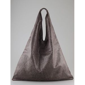 MM6 Brown Leather Shoulder bag